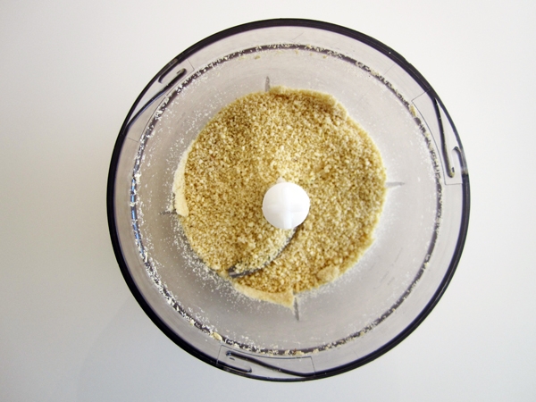 Ground raw cashews