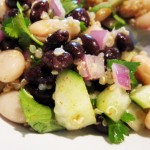 Spicy Black & White Bean Quinoa Salad Spicy Black & White Bean Quinoa Salad