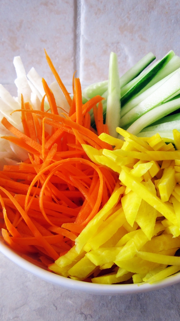 Slivered Veggies Slivered Veggies