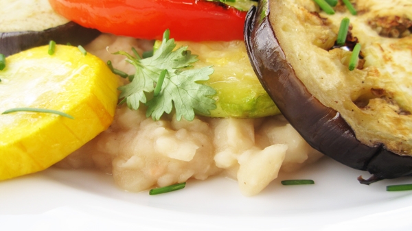Vegan Bean Mash with Grilled Vegetables - Gluten-Free!