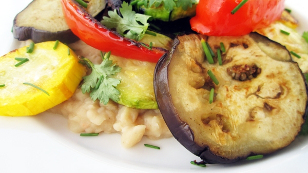 Vegan Bean Mash with Grilled Vegetables - Gluten-Free!