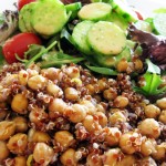 Lemon Quinoa Chickpea Salad