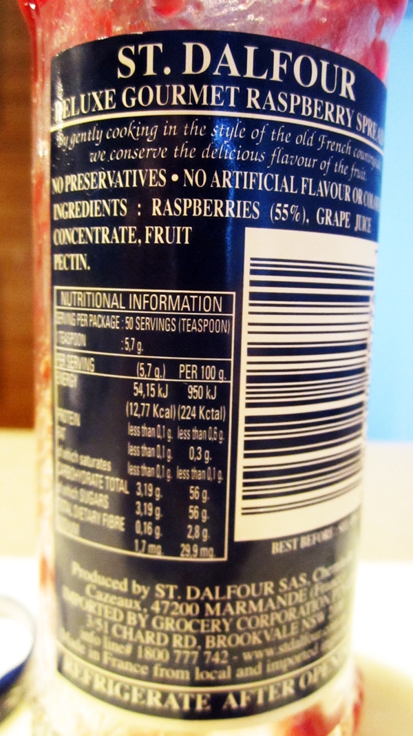 St. Dalfour Raspberry Jam St. Dalfour Raspberry Jam