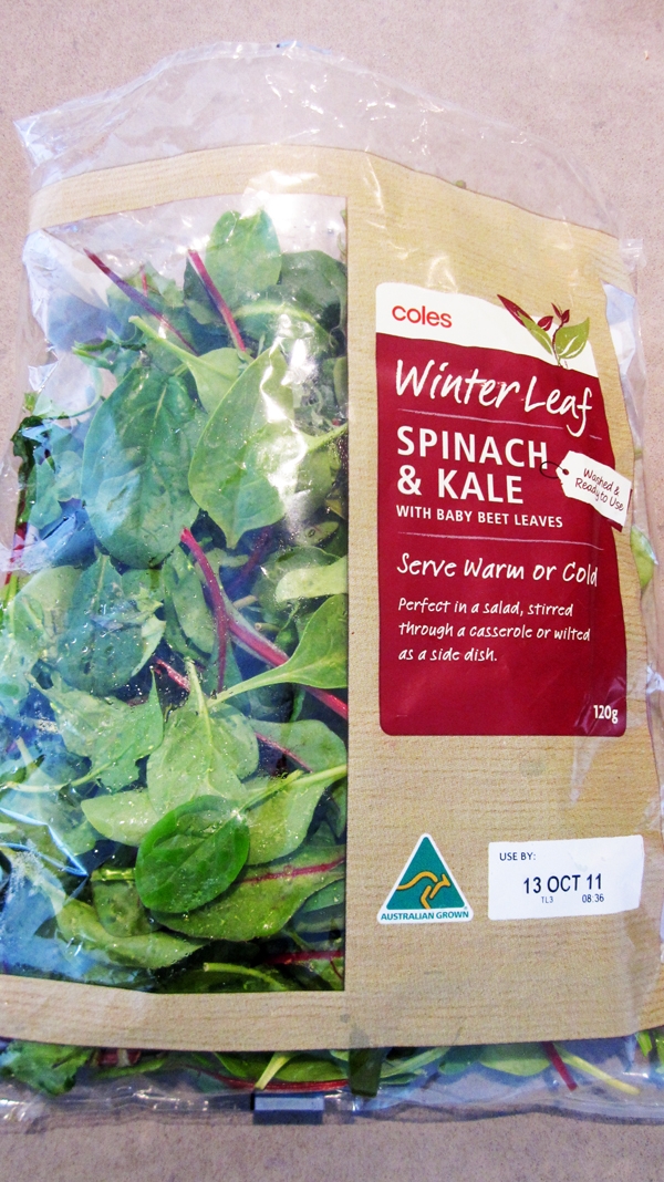 Coles Winter Leaf - Kale, Spinach, Baby Beet Leaves Coles Winter Leaf - Kale, Spinach, Baby Beet Leaves