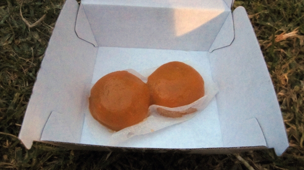 Steamed Pumpkin Buns filled with Red Bean Paste Steamed Pumpkin Buns filled with Red Bean Paste