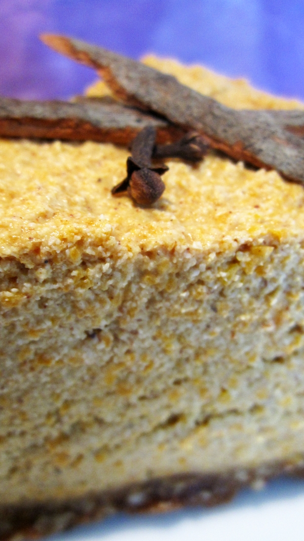 Raw Vegan Pumpkin Cheesecake Raw Vegan Pumpkin Cheesecake