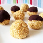 Puffed Quinoa Peanut Butter Balls Puffed Quinoa Peanut Butter Balls