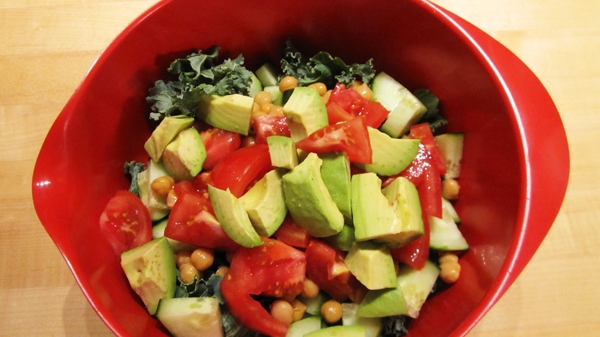 Kale Salad with Creamy Lemon Tahini Dressing Kale Salad with Creamy Lemon Tahini Dressing