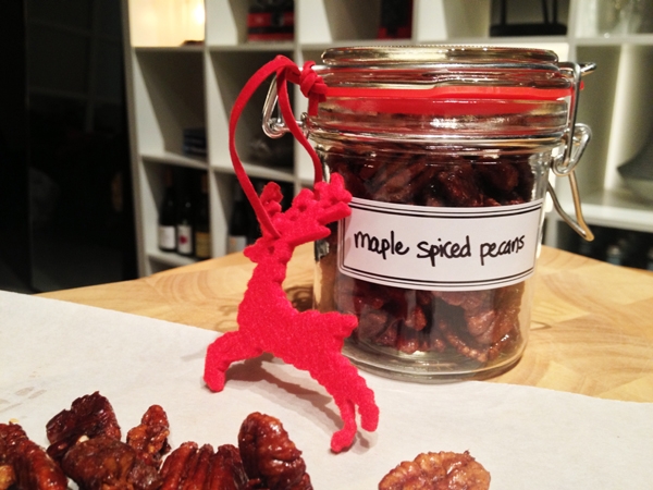 Maple Spiced Pecans