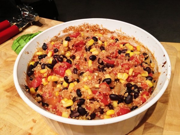 Vegan Oven-Baked Mexican Quinoa Casserole