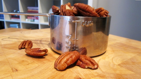 Baby Kale Salad with Raspberries & Maple Pecans - Vegan & Gluten-Free