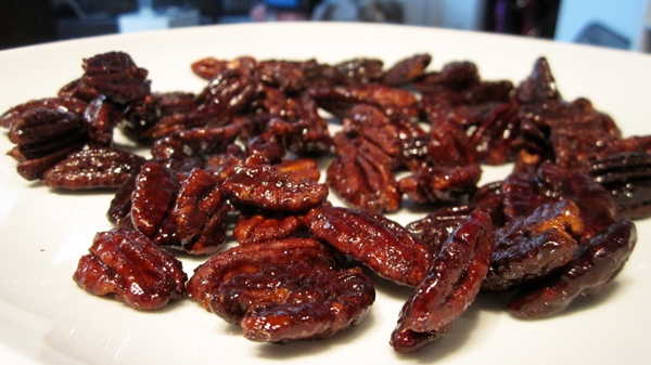 Baby Kale Salad with Raspberries & Maple Pecans - Vegan & Gluten-Free